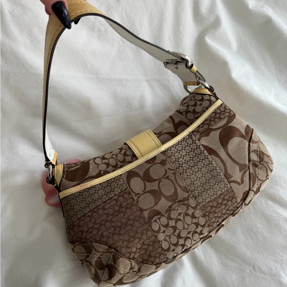 Vintage Coach Patchwork Soho Flap Shoulder Bag - Picture 5 of 9